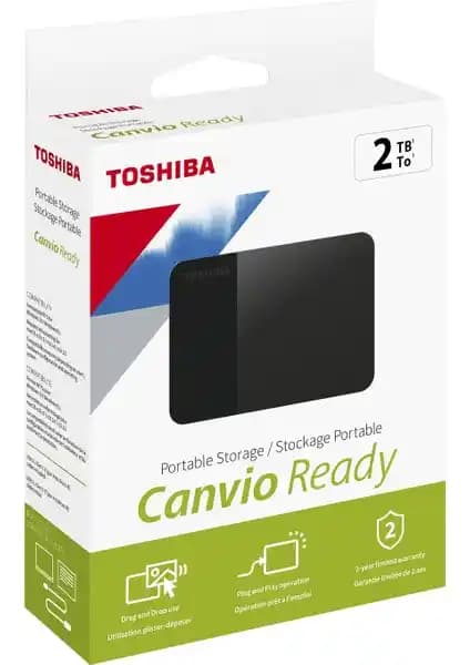 Toshiba Canvio Ready 2TB USB 3.2 Taşınabilir Hard Disk İnceleme ve Özellikleri