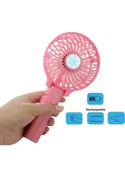 Teknomila 3 Kademe Şarjlı Mini Vantilatör: Masa Üstü Taşınabilir Serinlik Çözümü