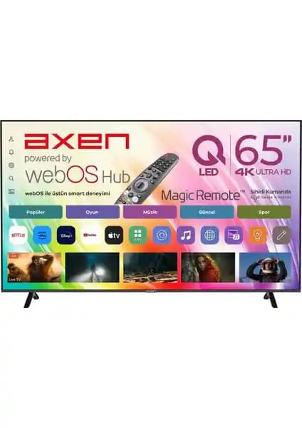 Axen AX65QMN252 ve TCL 65V6C 65 İnç 4K Ultra HD Televizyon Karşılaştırması