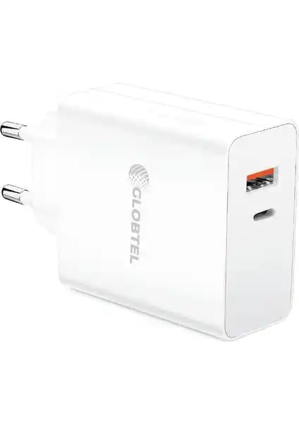 GLOBTEL 30W ve Uslion 48W Çoklu Port Hızlı Şarj Adaptörleri Karşılaştırması