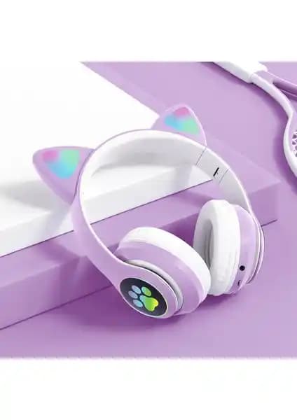 Kalavika LED Işıklı Kedi Kulak Bluetooth Kulaklık ve Torima Pembe Kulak Üstü Kulaklık Karşılaştırması