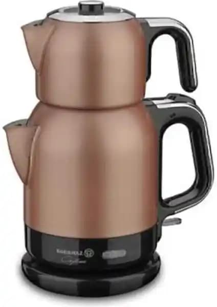 Korkmaz Çaytema RosagoldKrom ve Tefal Magic Tea XL Karşılaştırması