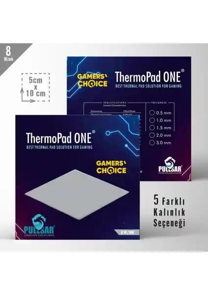 Pullsar Thermopad One ve Wozlo Chipset Termal Pad Karşılaştırması