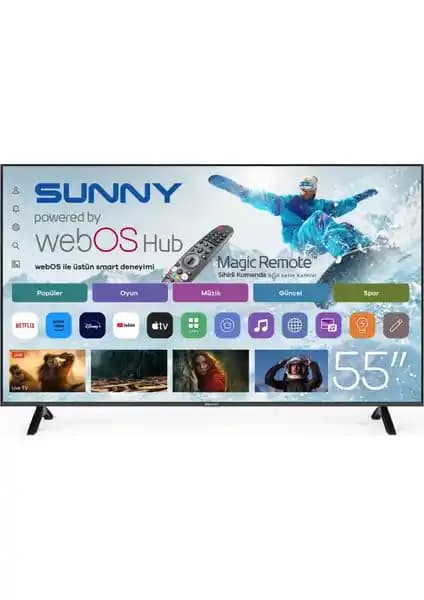 Sunny SN55FMN252 ve Thomson 50QG6C14: Detaylı Televizyon Karşılaştırması ve Özellikleri