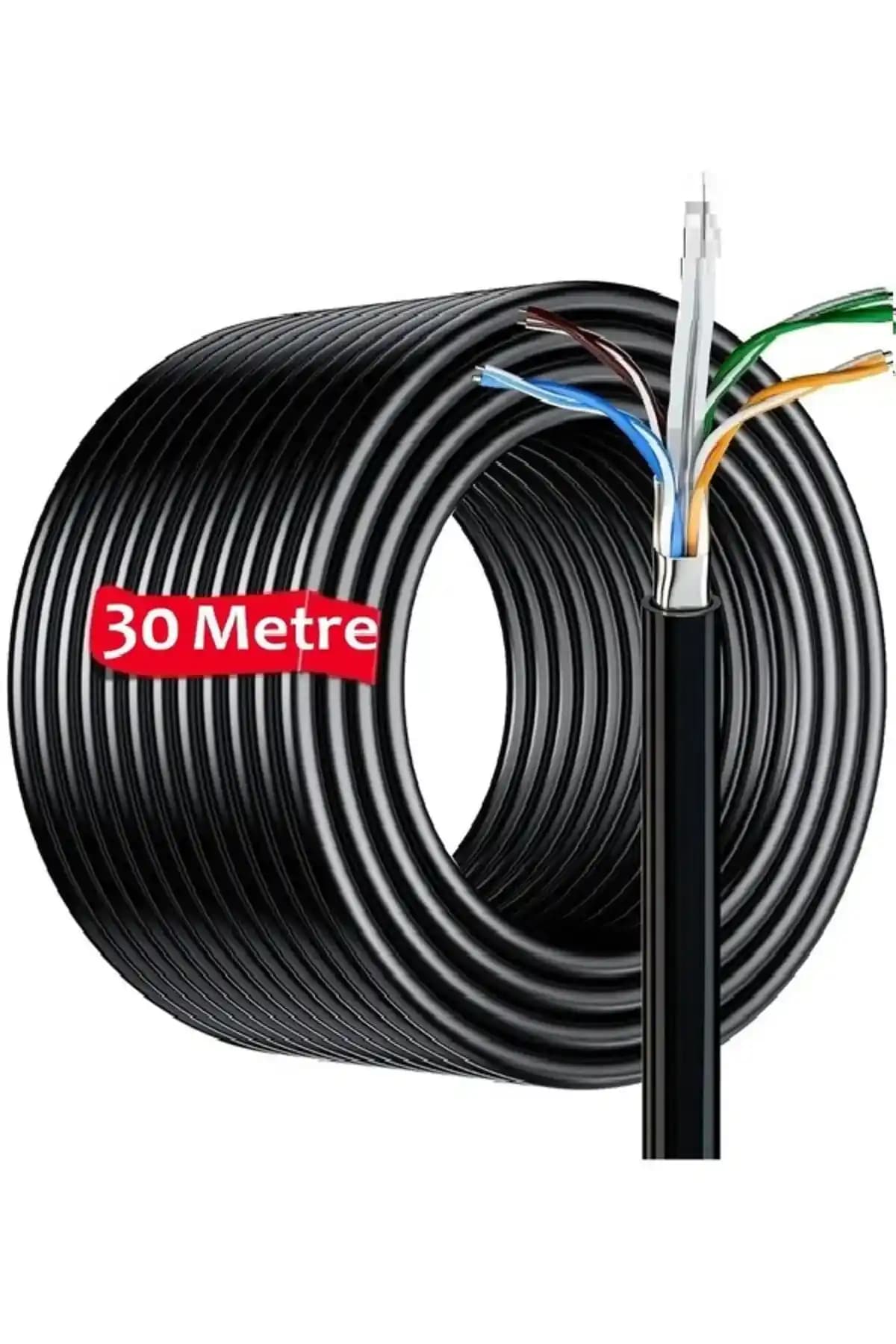 30 Metre Cat6 Ethernet Kablosu: Güçlü ve Güvenilir Bağlantı Çözümü
