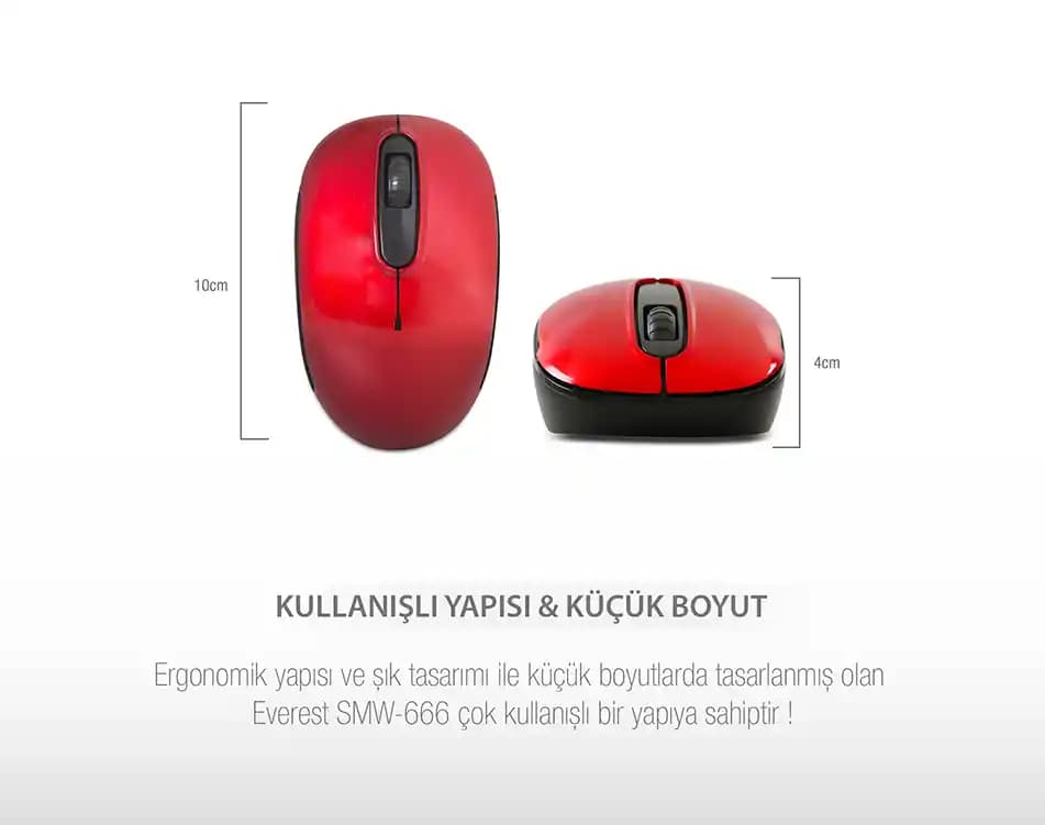 Concord C 18 ve Everest SMW 666 Kablosuz Mouse Karşılaştırması Detaylı Analiz