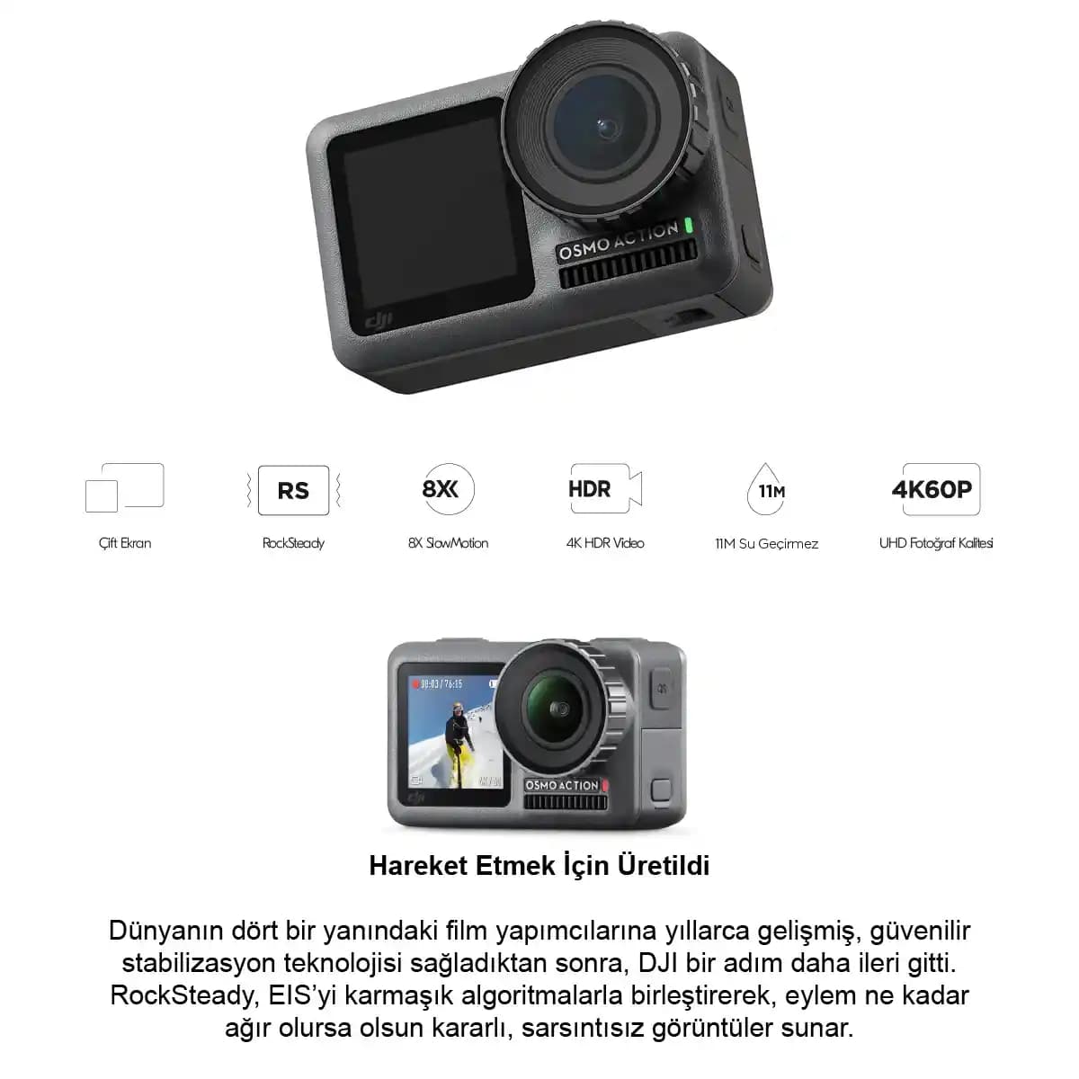 DJI Action Kameraların Dayanıklılık Özellikleri ve Zorlu Koşullara Uygun Modelleri