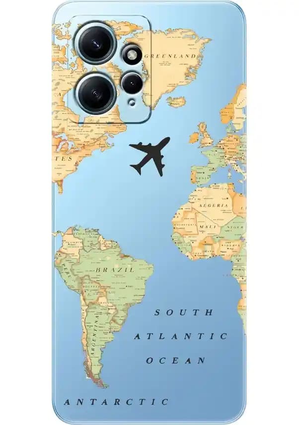 Dünya Haritası Desenli Redmi Note Serisi Telefon Kılıfları ile Estetik ve Koruma