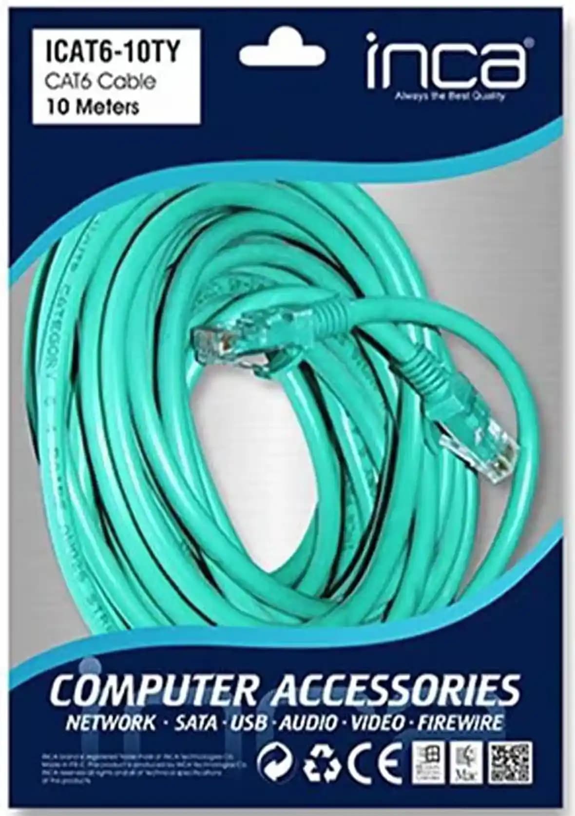 Inca Cat6 Ethernet Kabloları: Dış Mekan Dayanıklılığı ve Yüksek Performans Özellikleri