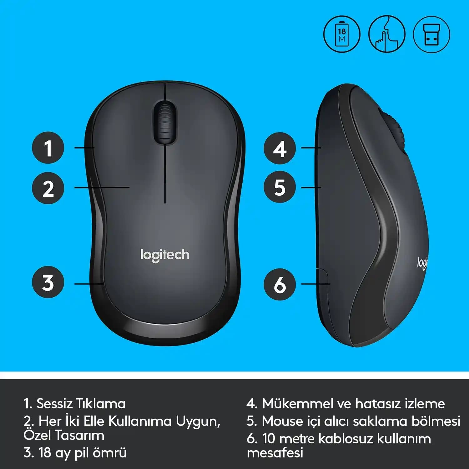 Kablosuz Mouse Seçerken Dikkat Edilmesi Gerekenler Logitech M220 Concord 13 ve Alternatifleri