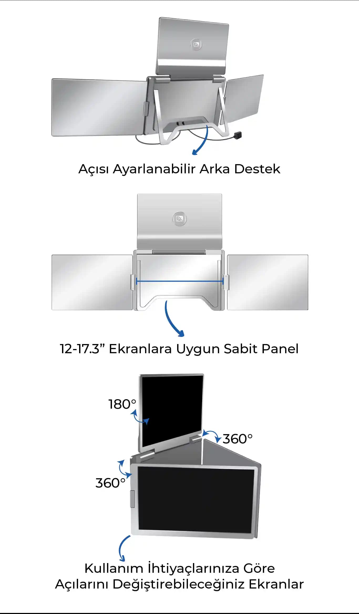 Monitör Sabitleyiciler ve Ergonomik Kullanımın Önemi İş Sağlığı ve Verimlilik İçin