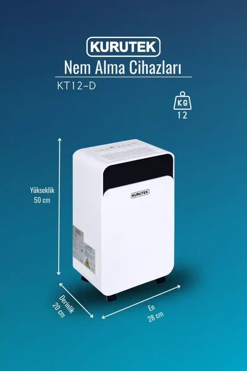 Nem Alma Cihazları KT12C ve KT12D Modelleri ile Ortam Nem Seviyesini Optimize Etme