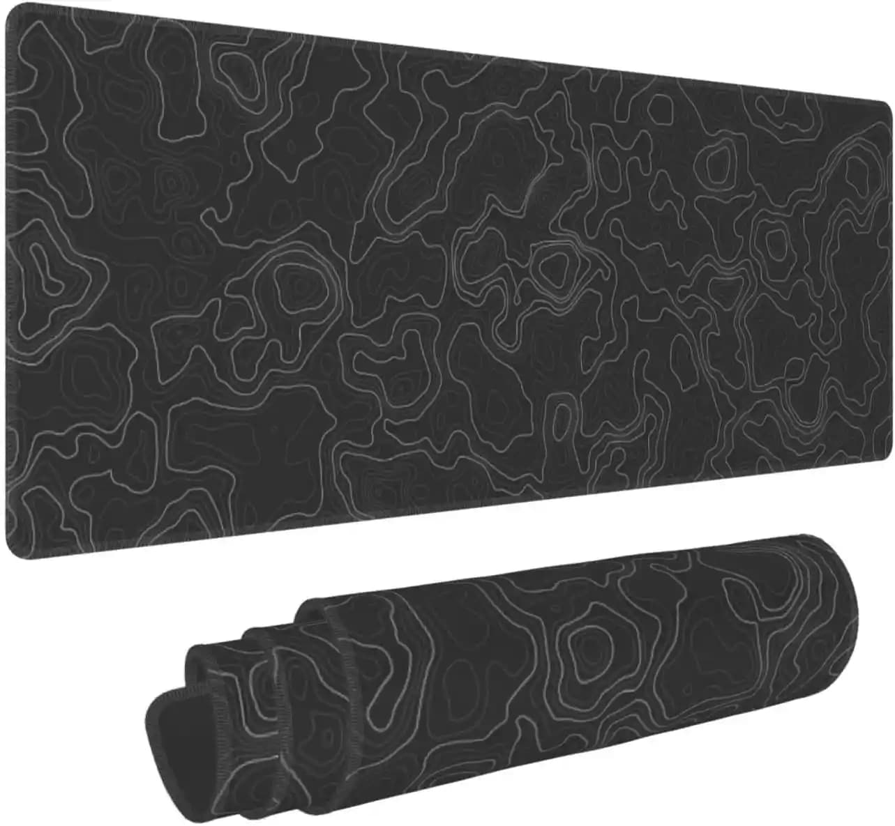 Pro Gri Map Lines Mouse Pad ile Oyun ve Çalışma Deneyiminizi Yükseltin