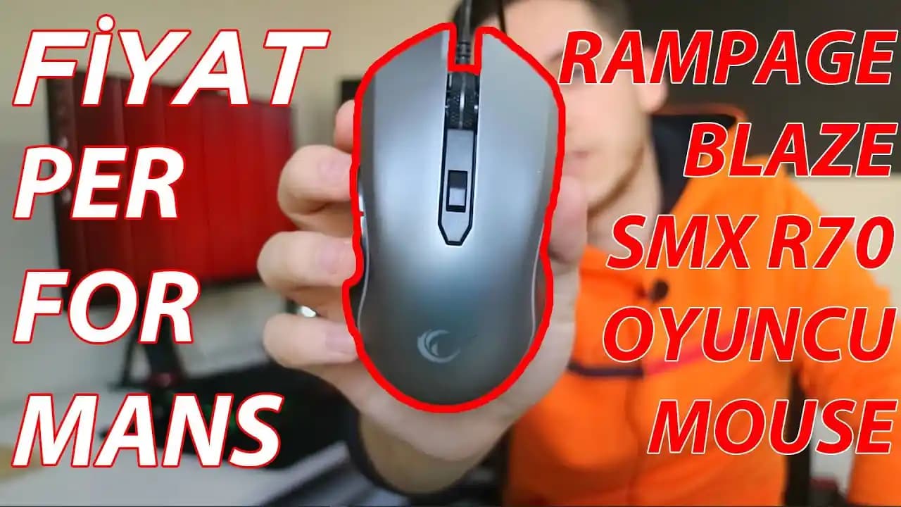 Rampage Oyuncu Mouse'un Tasarımı, Performansı ve Kullanıcı Deneyimleri Üzerine Detaylı İnceleme