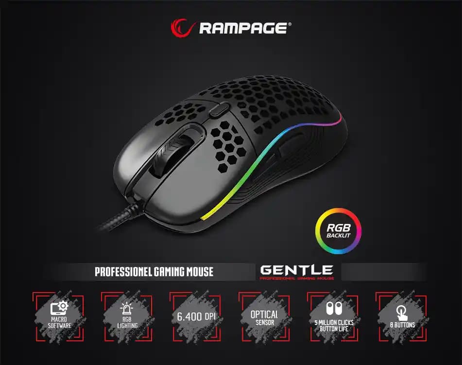 Rampage SMX R85 Gaming Mouse İncelemesi: Özellikler ve Kullanıcı Yorumları