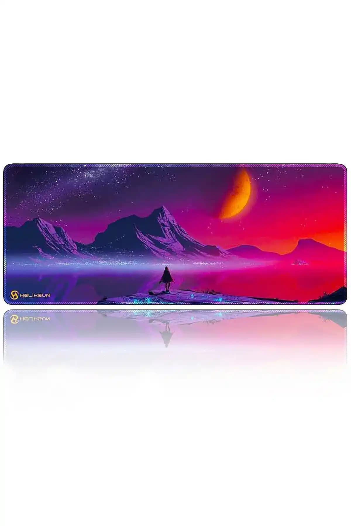 Renkli Night Mousepad: Büyük Boyutlu ve Estetik Tasarımıyla Kullanım Deneyimini Geliştirir