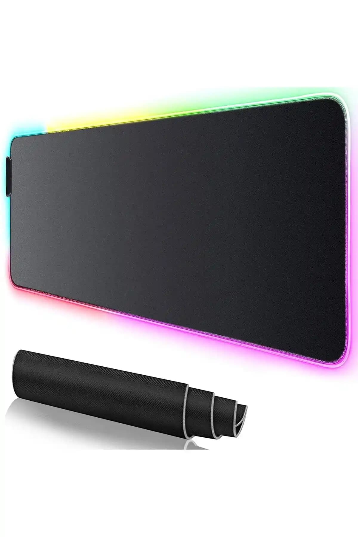 RGB Oyun Mouse Padleri 80x30 cm Geniş Yüzey ve Kişiselleştirilebilir Aydınlatma Özellikleriyle