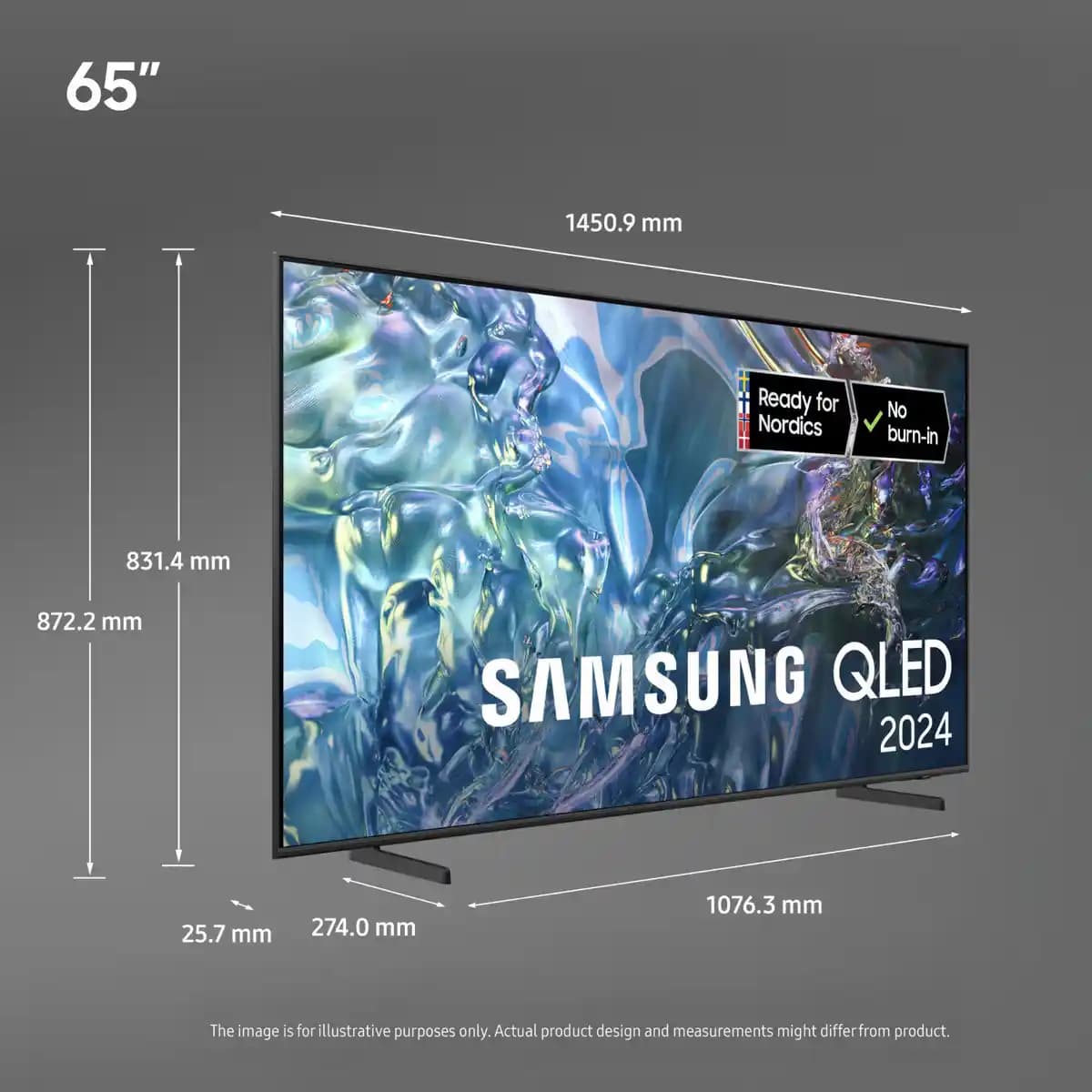 Samsung 65 inç Q60D LED TV Gelişmiş Görüntü ve Akıllı Özellikler ile Ev Eğlencesini Yükseltiyor