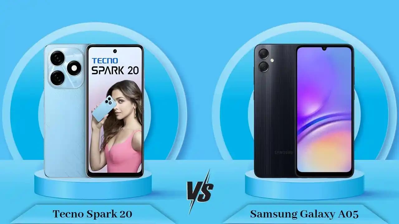 Samsung Galaxy A05 ve Tecno Spark 20C Karşılaştırması: Uygun Fiyatlı Akıllı Telefon Seçenekleri