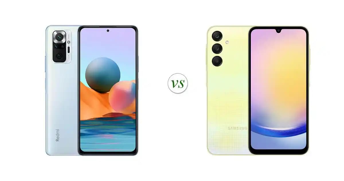 Samsung Galaxy A25 ve Xiaomi Redmi Note 10S Karşılaştırması: Tasarım, Kamera ve Performans Analizi