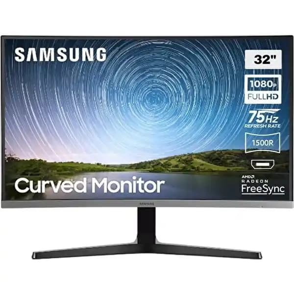 Samsung LC32R500FHXUF 32 İnç Eğimli Monitör: Ergonomik ve Çok Yönlü Kullanım İçin İdeal