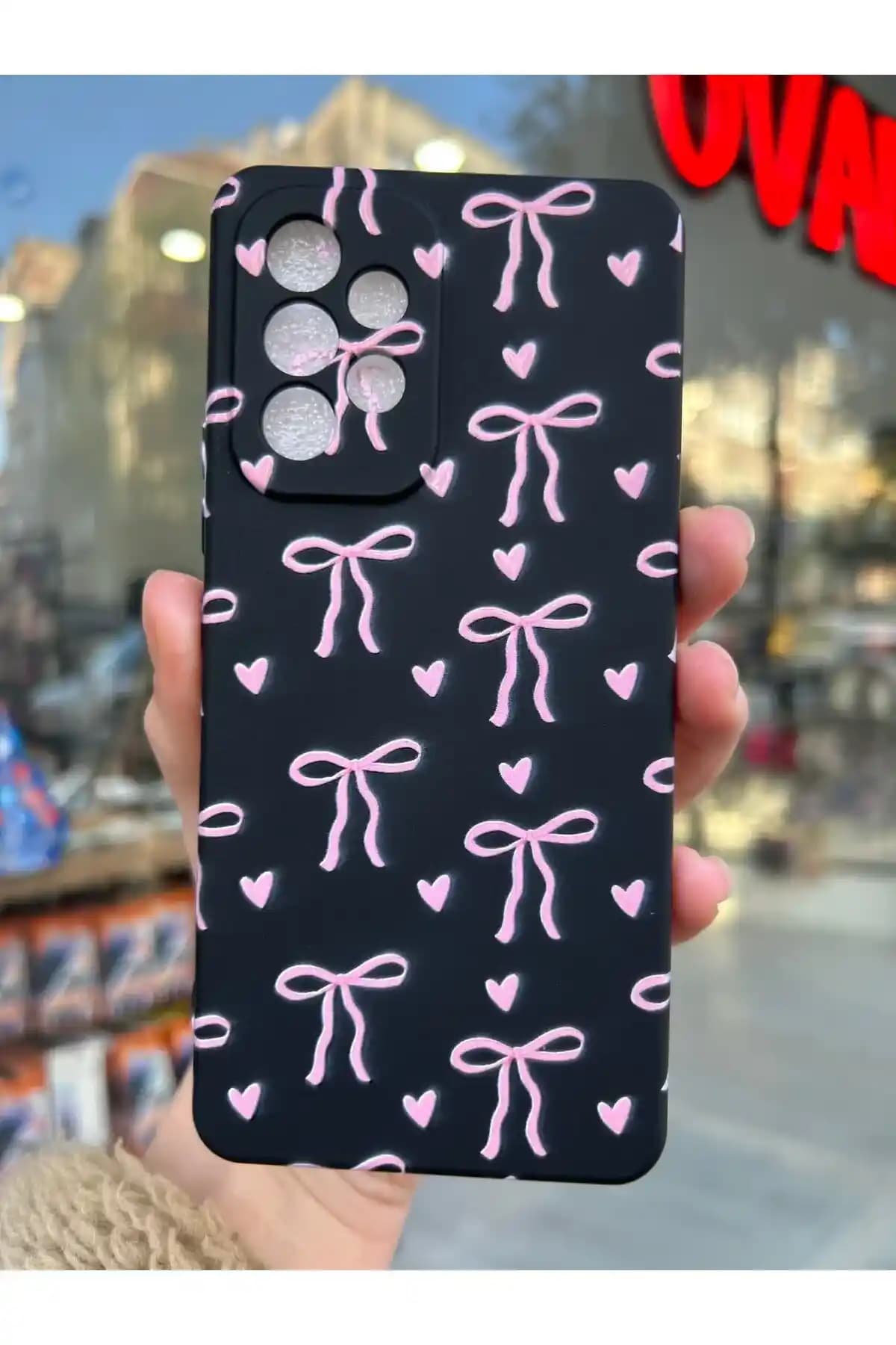 Silikon Kalp ve Kurdele Desenli Koruyucu Kılıflar Elektronik ve Ev Aletleri İçin Güçlü ve Şık Çözüm