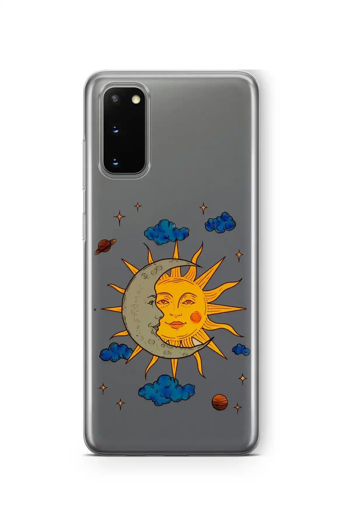 Simli Moon Baskılı Silikon Kılıf: Estetik ve Koruma Sunan Elektronik Aksesuarı