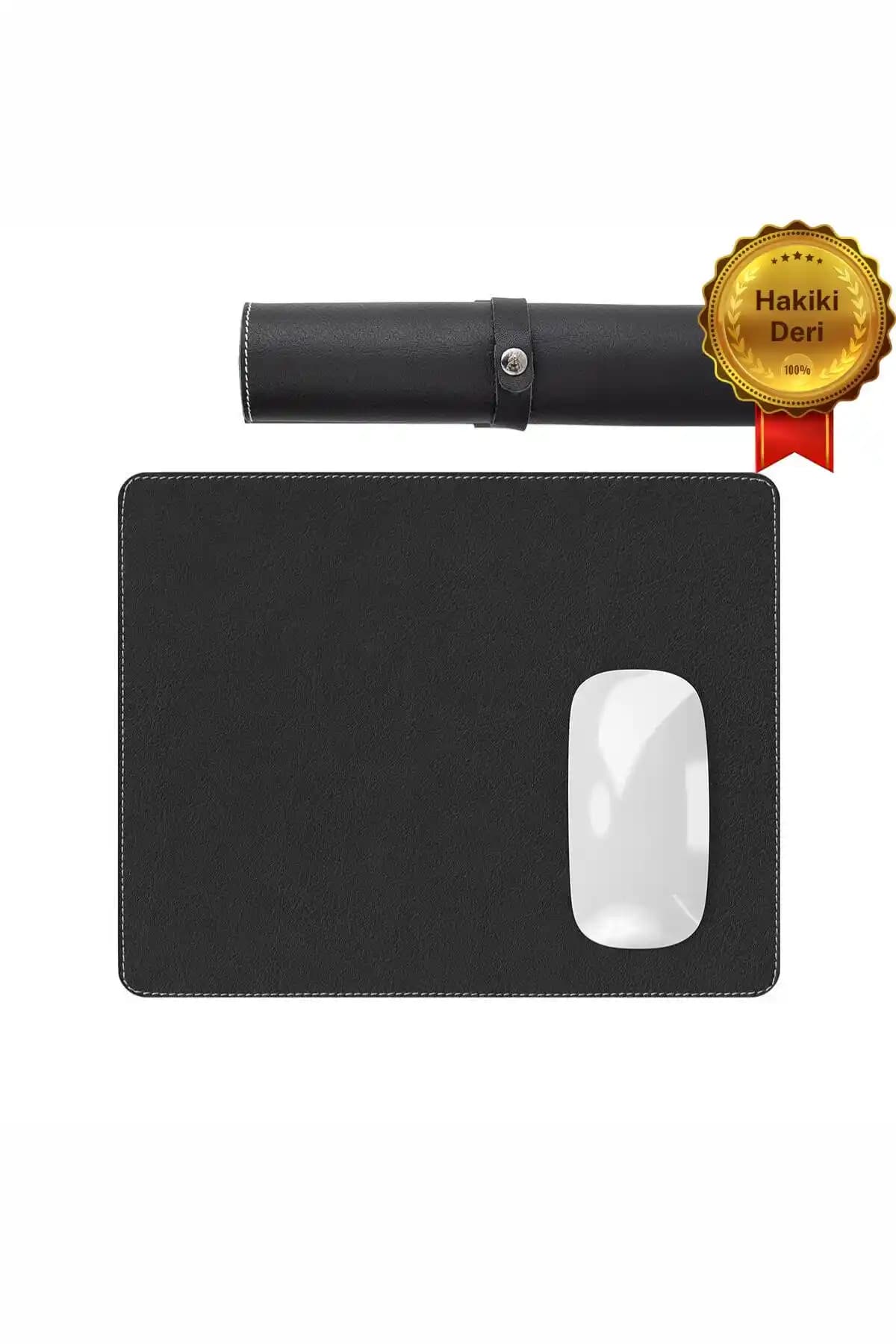 Siyah Deri Mousepad: Şıklık ve İşlevselliği Bir Arada Sunan Modern Aksesuar