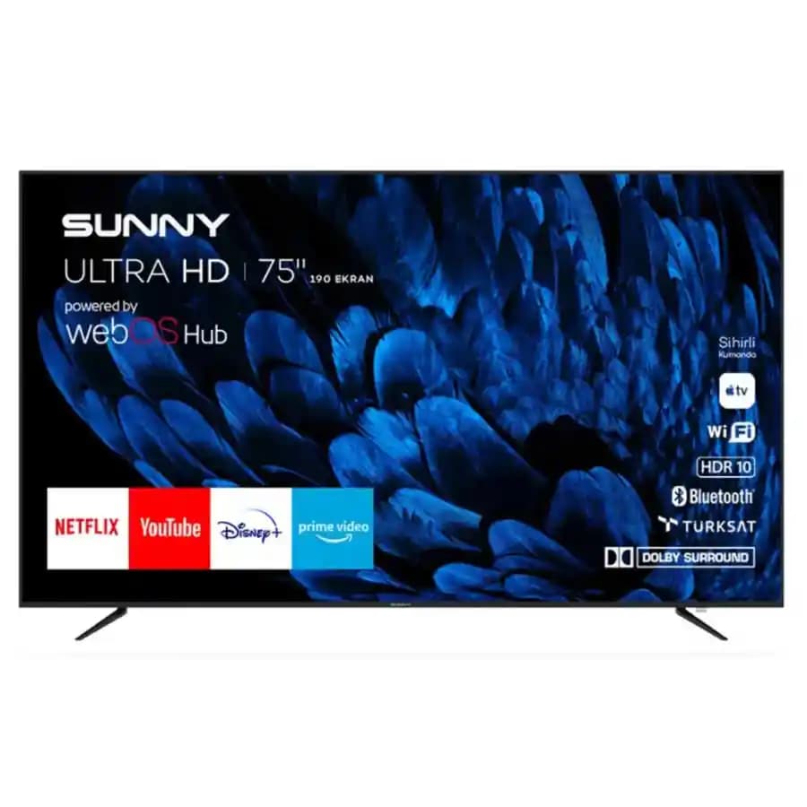 Sunny 75 İnç LED Televizyon Özellikleri ve Kullanım Alanları Hakkında Bilgi