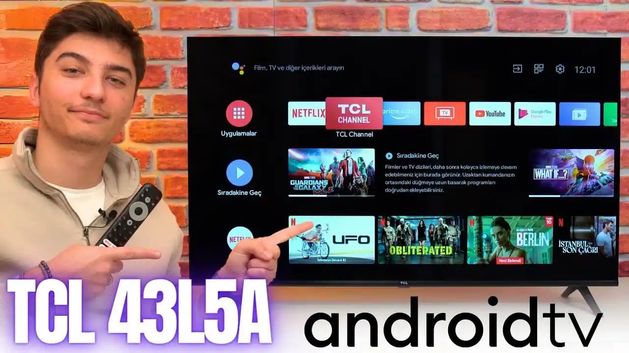TCL 43L5A 43 İnç Android Televizyon HDR 10 ve Dolby Audio Özellikleriyle Uygun Fiyatlı