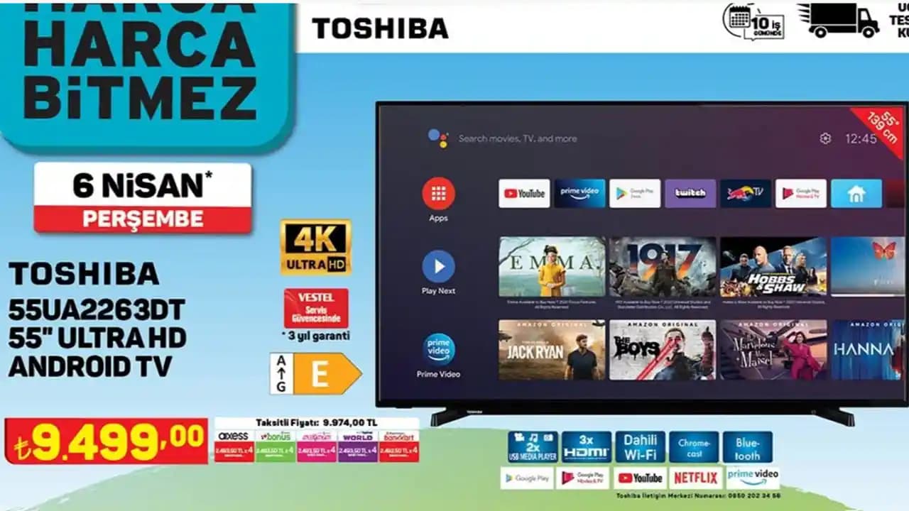 Toshiba 55UA2263DT Televizyonu Hakkında Detaylı Bilgi ve İnceleme