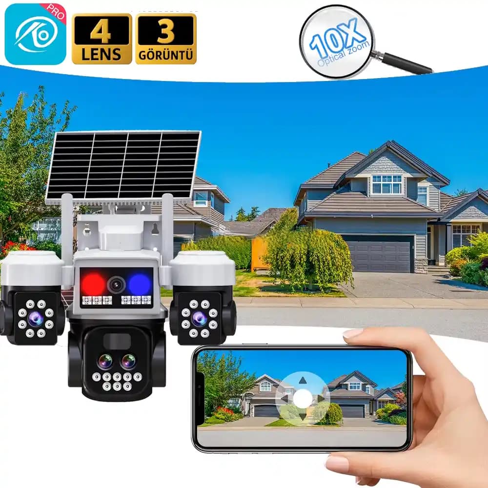 UltrahD 4G Güvenlik Kameraları: Kablosuz, Yüksek Çözünürlüklü ve Mobil Bağlantılı Güvenlik Sistemleri