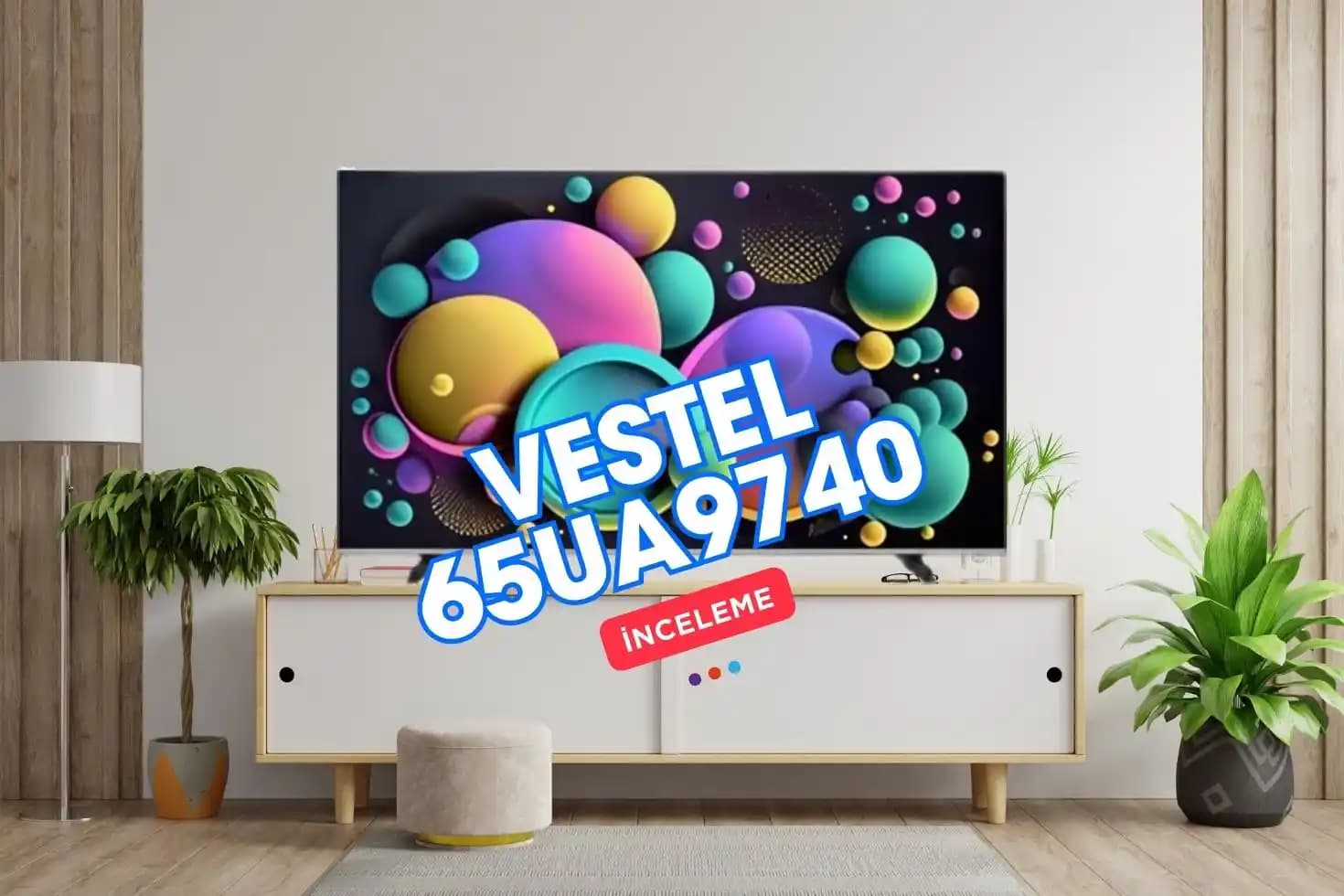 Vestel 65UA9740 Televizyonu: 4K Ultra HD Geniş Ekran ve Güçlü Özellikler