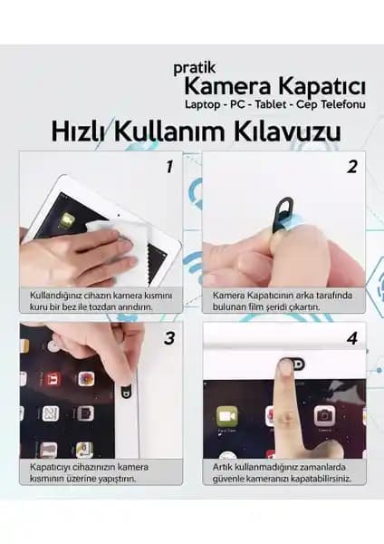 Webcam Kapatıcı Modelleri Güvenlik ve Gizlilik İçin Güncel Çözümler