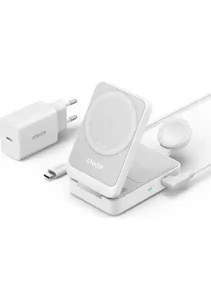 Anker Maggo Kablosuz Şarj İstasyonu: Çok Fonksiyonlu ve Taşınabilir Modern Şarj Çözümü