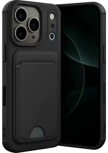 Apple iPhone 17 Pro Uyumlu Silikon Kılıf Kartlık Özelliğiyle Koruma ve Şıklık Sunar