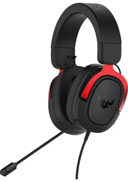 Asus TUF Gaming H3 7.1 Red Oyuncu Kulaklıkları Güçlü Ses ve Dayanıklılık Sunar
