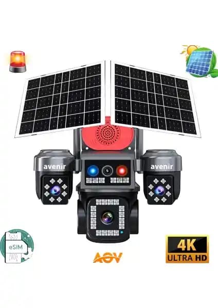 Avenir AV-S445 E-Sim Güvenlik Kamerası: Yüksek Çözünürlük ve Enerji Bağımsız Güvenlik Çözümü