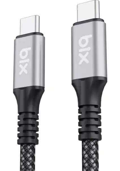Bix BXCC242 USB4 Thunderbolt Uyumlu USB-C Kablo ile Yüksek Performans ve Güç Aktarımı