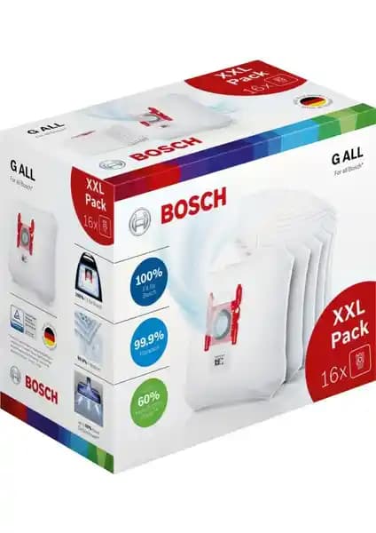 Bosch GALL G Tipi Elektrikli Süpürge Toz Torbası: Yüksek Performans ve Hijyen İçin Uyumlu Çözüm