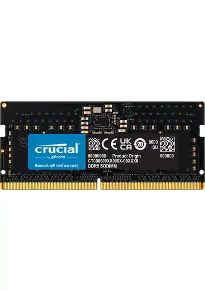 Crucial 32GB DDR5 5600MHz Notebook RAM Yüksek Performans ve Güvenilirlik Sağlar
