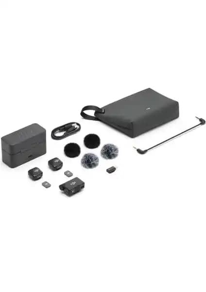 DJI Mic Mini Profesyonel Ses Çözümü: Hafif, Dayanıklı ve Yüksek Kaliteli Mikrofon Seti