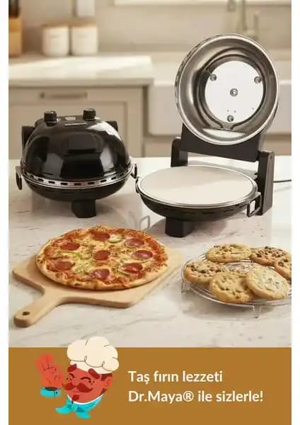 Dr.Maya Pro Plus Taş Fırın Pizza Makinesi ile Evde Restoran Kalitesinde Pizza Pişirme Deneyimi