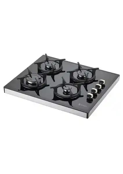 Eminçelik Ec-Sü 1240 Bg60 Siyah Set Üstü Cam Ocak: Modern ve Dayanıklı Mutfak Tasarımı