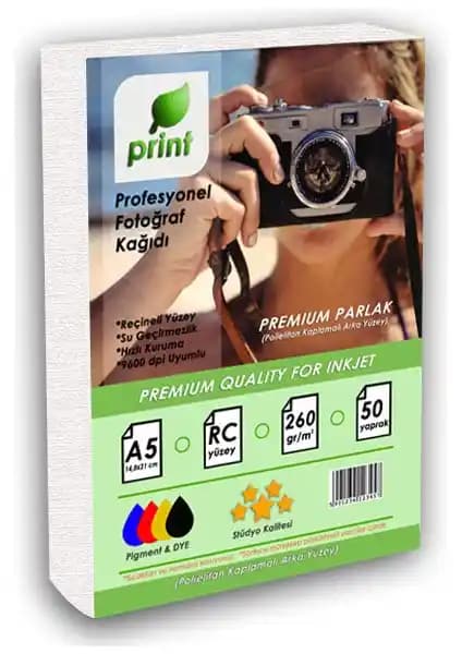 Epson A5 Premium Parlak Fotoğraf Kağıdı Yüksek Kalite ve Dayanıklılık İçin Uygun