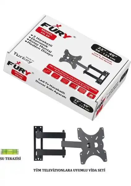 Fury Hareketli LCD LED Televizyon Duvar Asma Aparatı İncelemesi ve Kullanıcı Yorumları