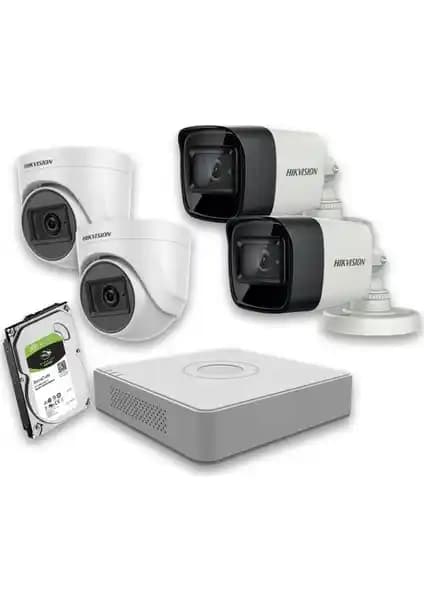 Hikvision 4 Kameralı 2MP Güvenlik Sistemi Detaylı İnceleme ve Özellikler