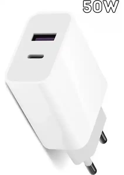 Hiqonic Type-C ve USB Girişli 50W Hızlı Şarj Adaptörü İncelemesi