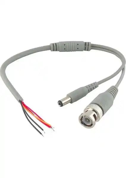 IDS Bnc+Power Jack 25Cm Hazır Kablolu Güvenlik Kamera Bağlantı Çözümü
