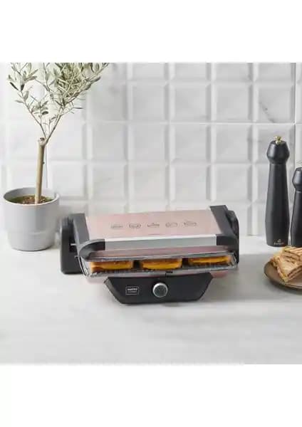Karaca Gastro Classic Izgara ve Tost Makinesi Rosegold: Şık ve Fonksiyonel Mutfak Aleti